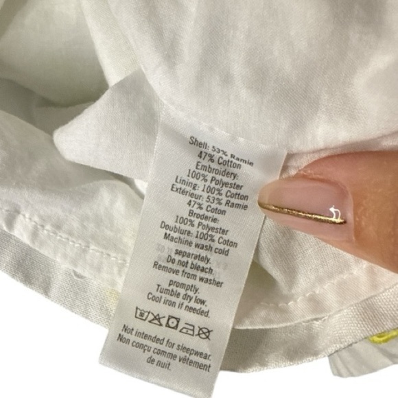 Janie & Jack Embroidered Pineapple Dress size 5 - Picture 4 of 5